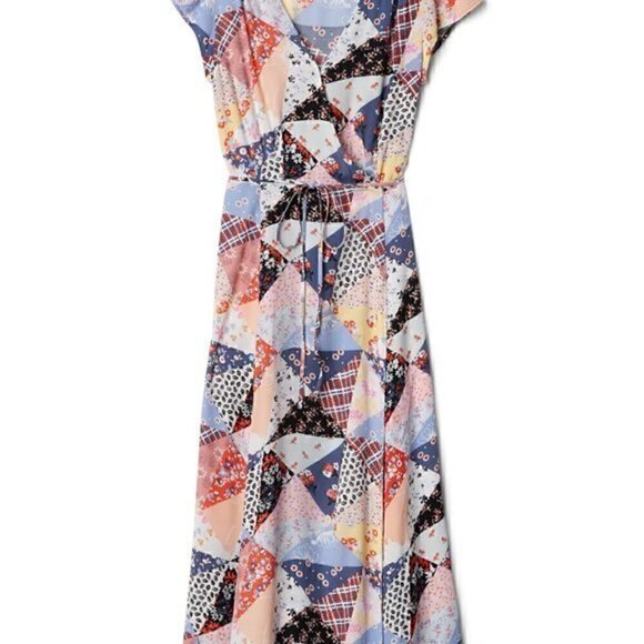 GAP Women's Patchwork Maxi Dress - Multicolor - Picture 2 of 8